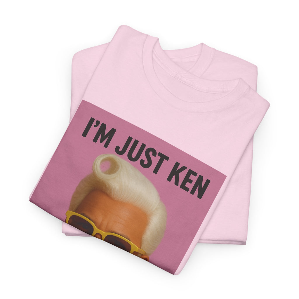 I’m Just Ken Graphic Tee – Retro Barbie-Inspired Pop Art T-Shirt