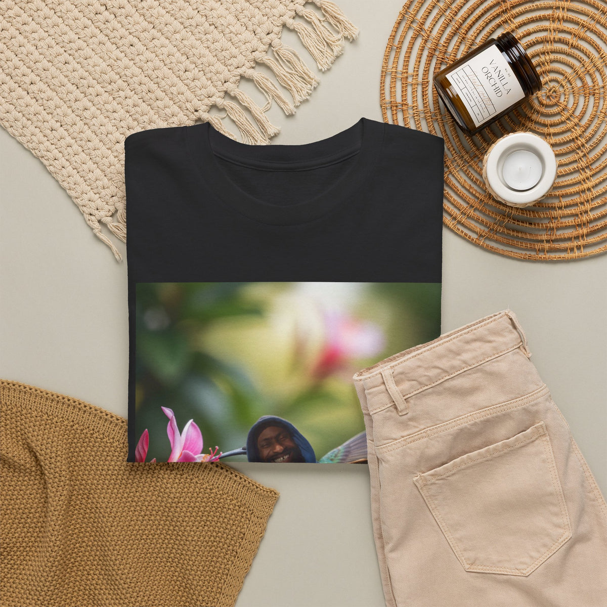 Hummingbird Man Garden Tee