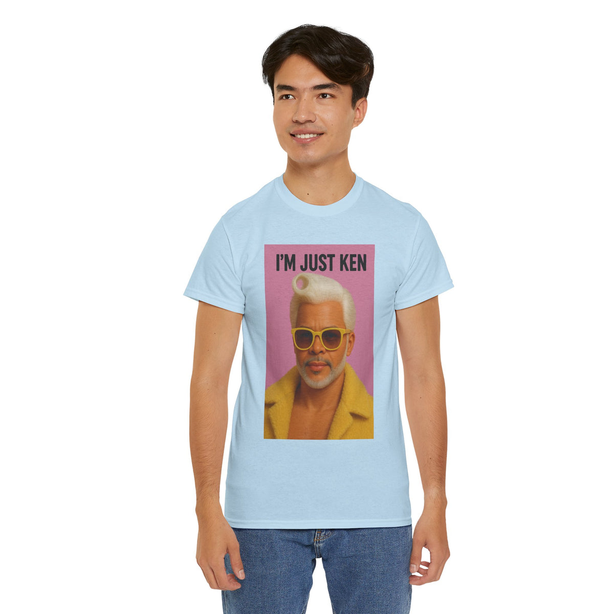 I’m Just Ken Graphic Tee – Retro Barbie-Inspired Pop Art T-Shirt