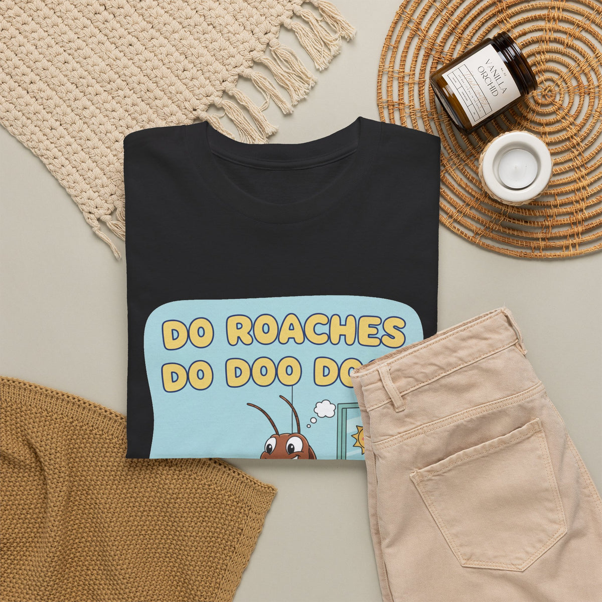 Do Roaches Do Doo Doo? Toilet Humor T-Shirt