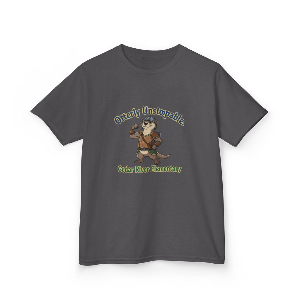 Kids T‑Shirt - "Otterly Unstoppable" School Spirit Tee (Cedar River Elementary)