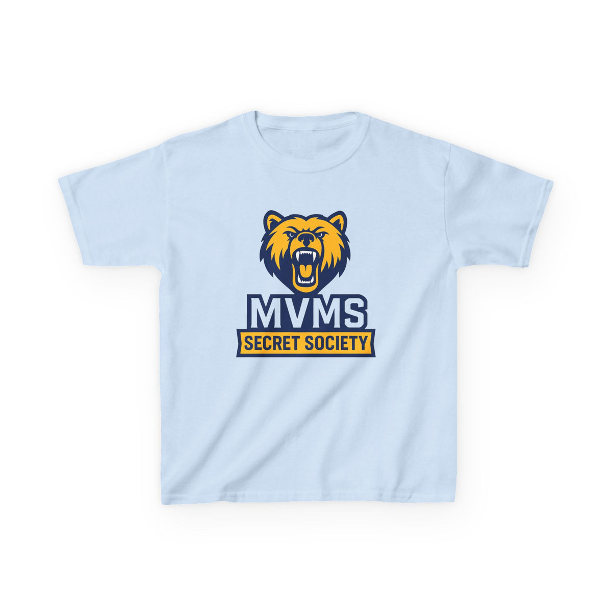 Kids Tee — MVMS Secret Society Bear Logo
