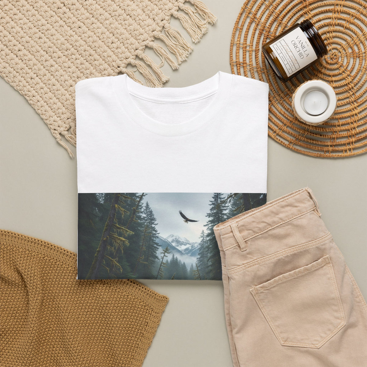 PNW Santa Kayak Tee — Outdoor Christmas Adventure T-Shirt
