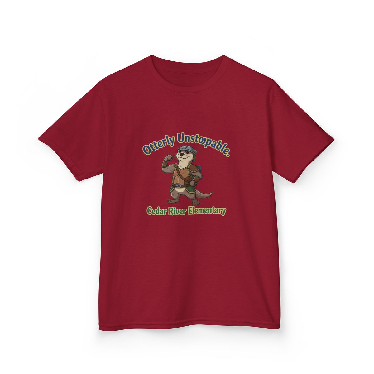 Kids T‑Shirt - "Otterly Unstoppable" School Spirit Tee (Cedar River Elementary)