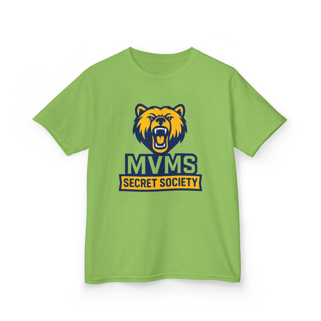 Kids Tee — MVMS Secret Society Bear Logo