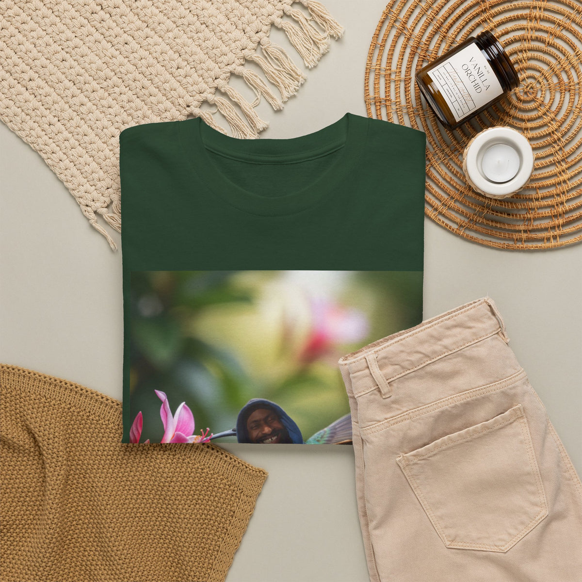 Hummingbird Man Garden Tee