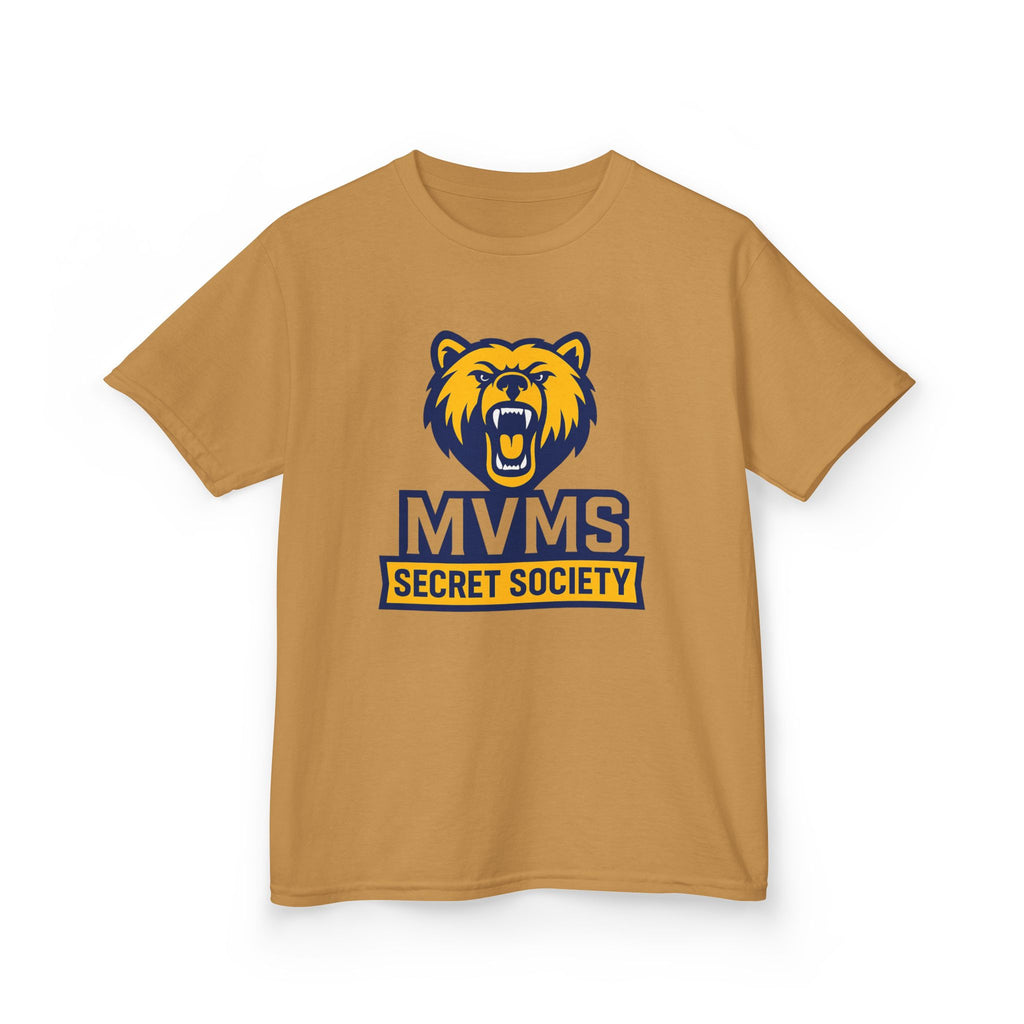 Kids Tee — MVMS Secret Society Bear Logo