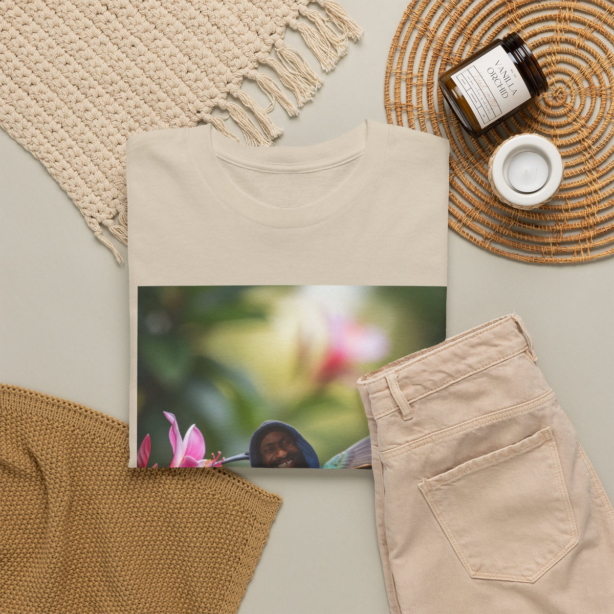 Hummingbird Man Garden Tee
