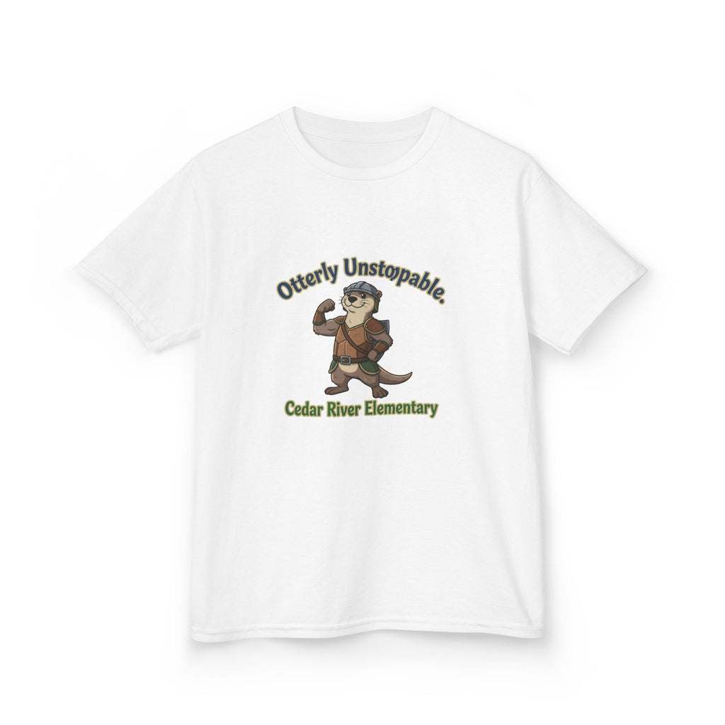 Kids T‑Shirt - "Otterly Unstoppable" School Spirit Tee (Cedar River Elementary)