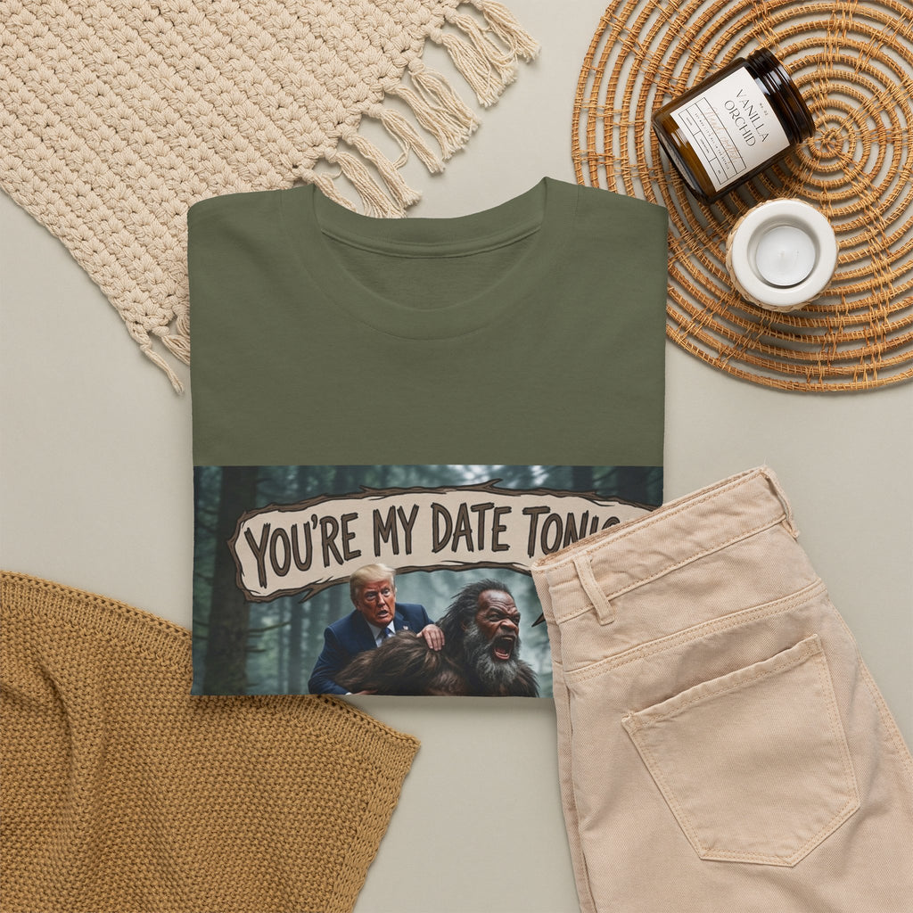 You're My Date Tonight Bigfoot Tee — Funny Sasquatch Date Night Shirt