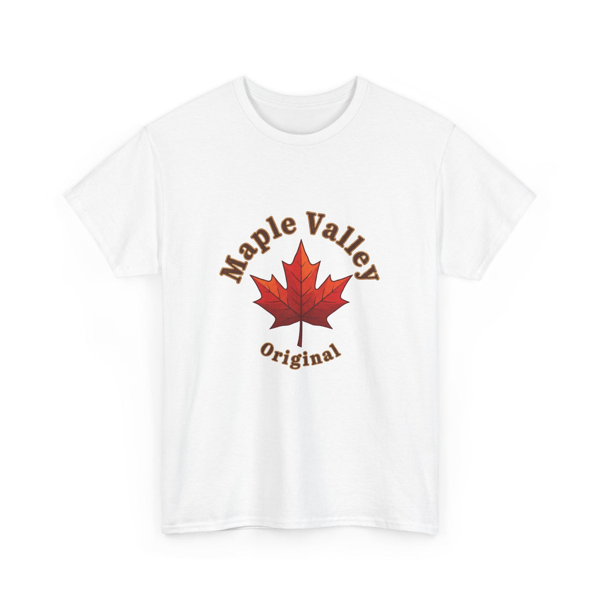 Maple Valley Original T-Shirt — Vintage Maple Leaf Graphic Tee