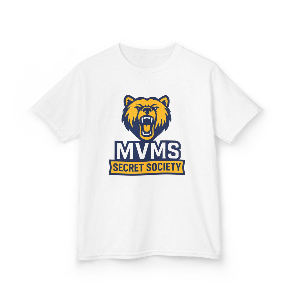 Kids Tee — MVMS Secret Society Bear Logo