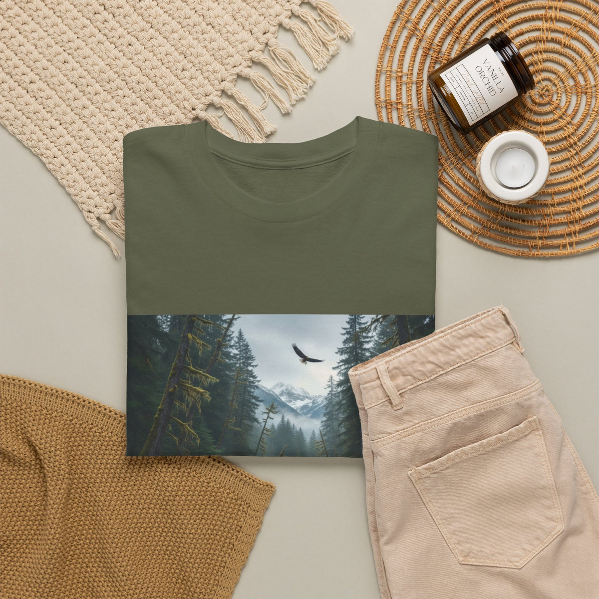 PNW Santa Kayak Tee — Outdoor Christmas Adventure T-Shirt