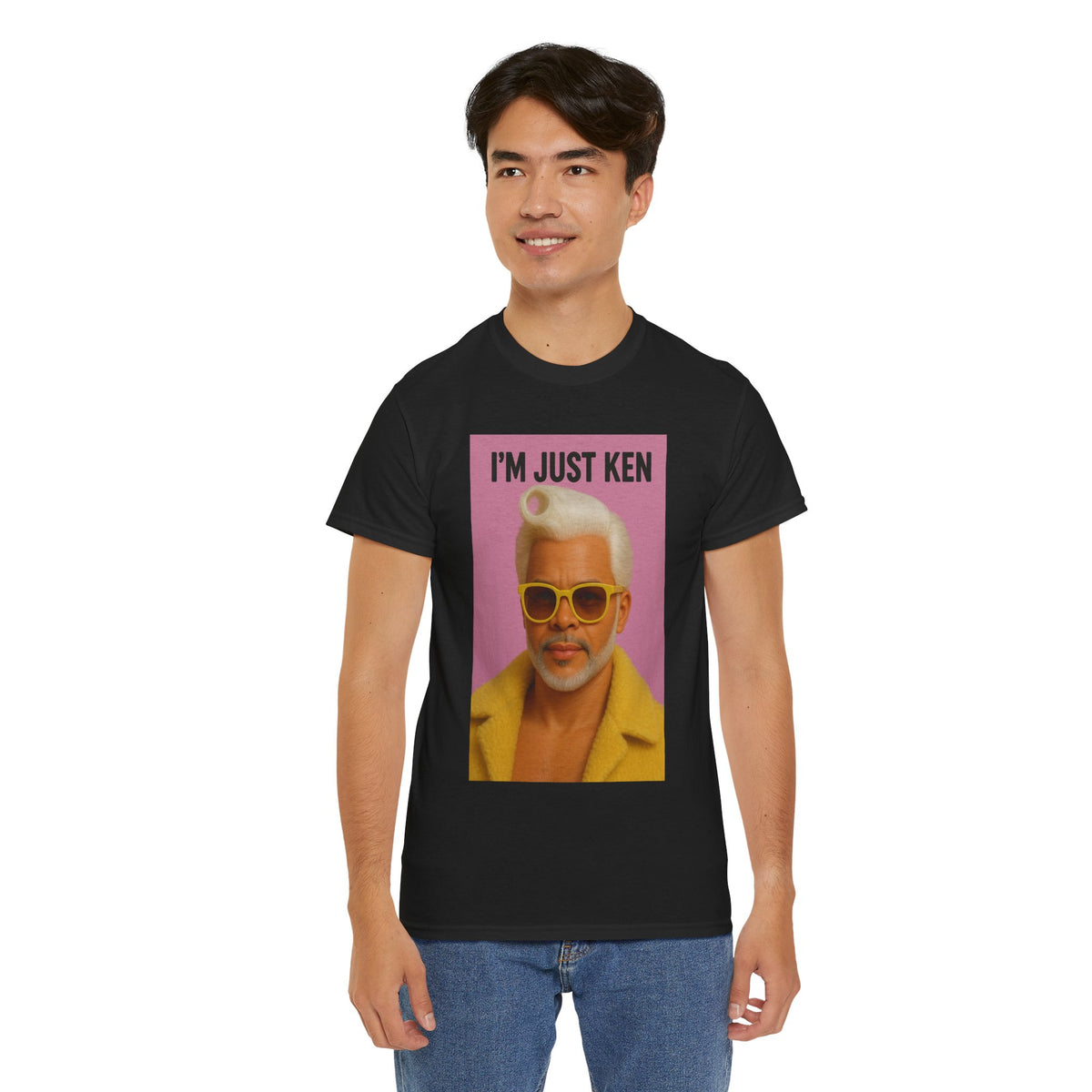I’m Just Ken Graphic Tee – Retro Barbie-Inspired Pop Art T-Shirt