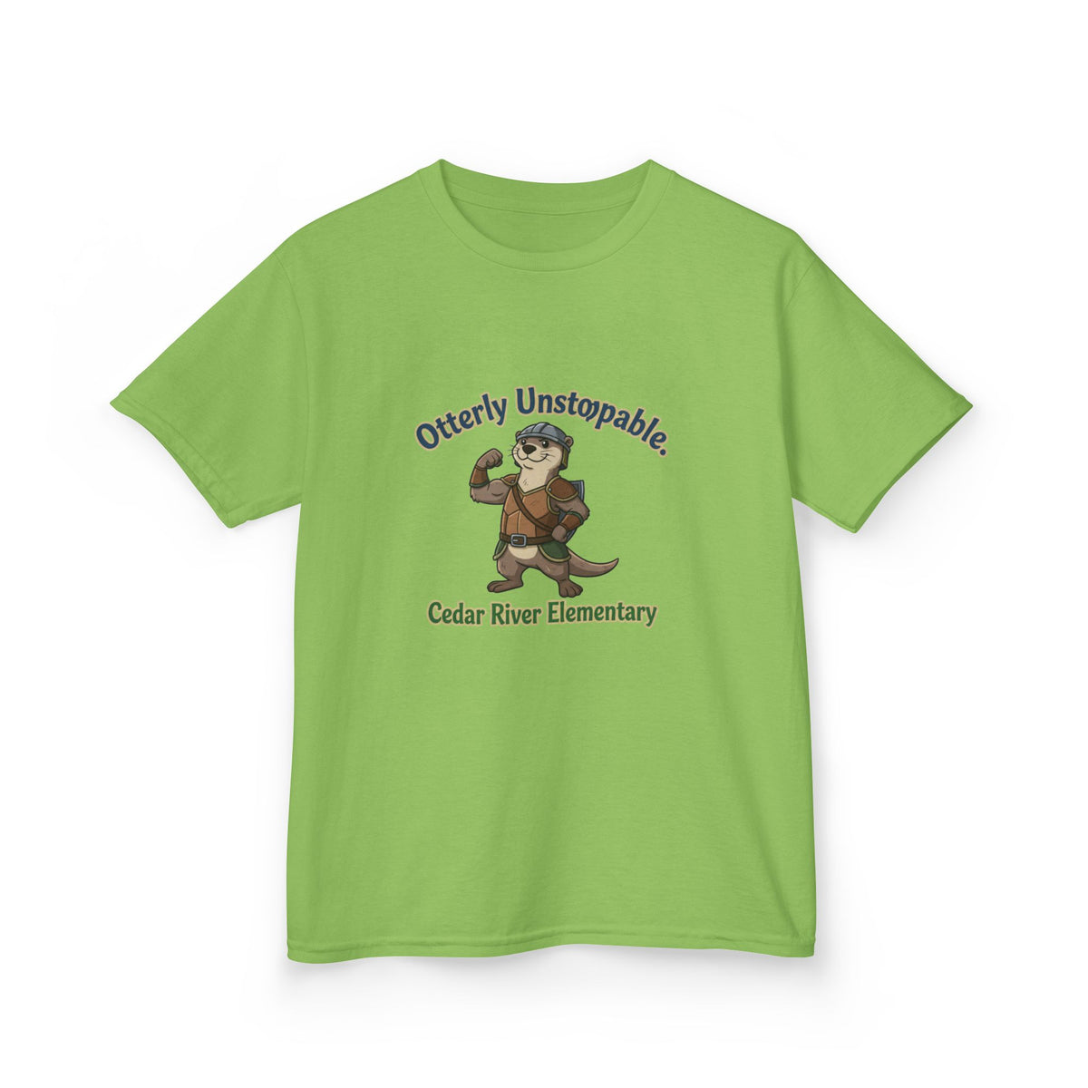 Kids T‑Shirt - "Otterly Unstoppable" School Spirit Tee (Cedar River Elementary)