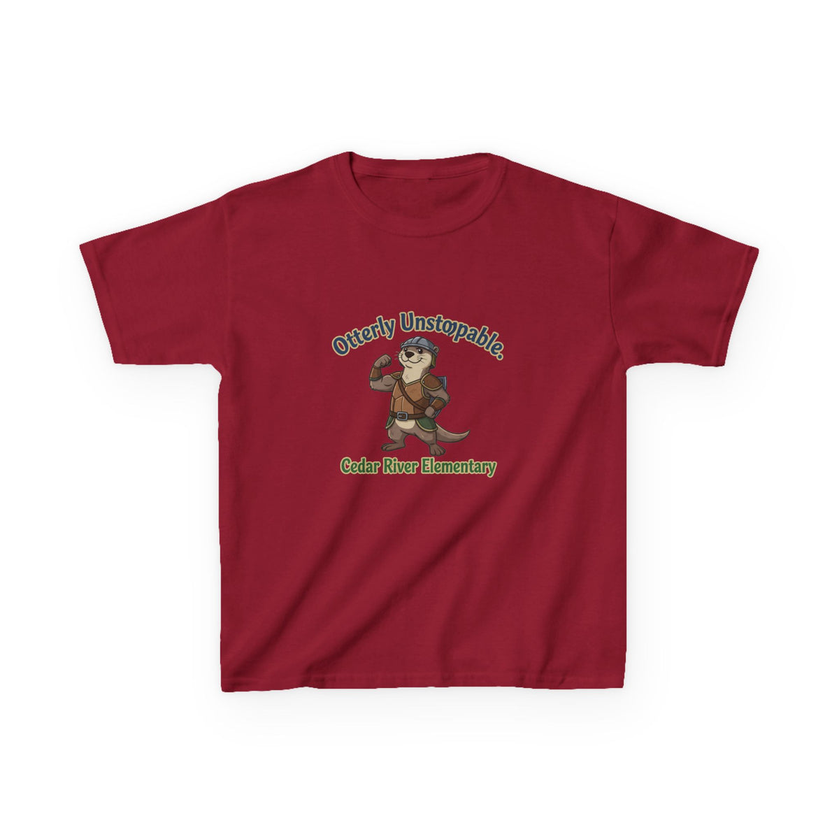 Kids T‑Shirt - "Otterly Unstoppable" School Spirit Tee (Cedar River Elementary)