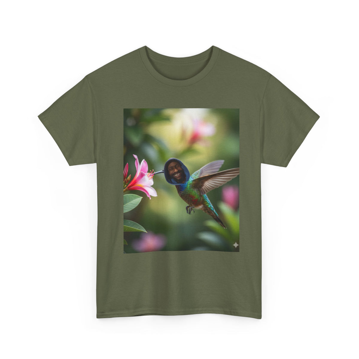Hummingbird Man Garden Tee