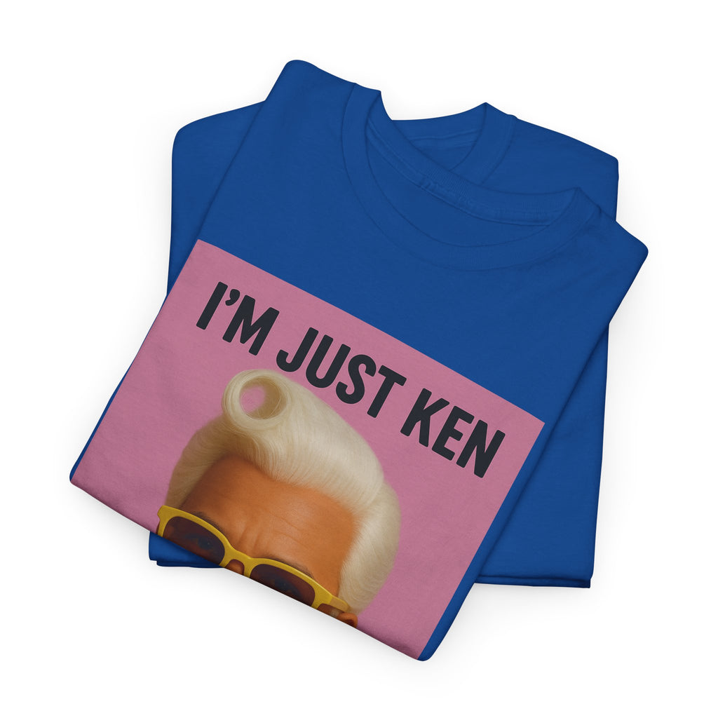 I’m Just Ken Graphic Tee – Retro Barbie-Inspired Pop Art T-Shirt