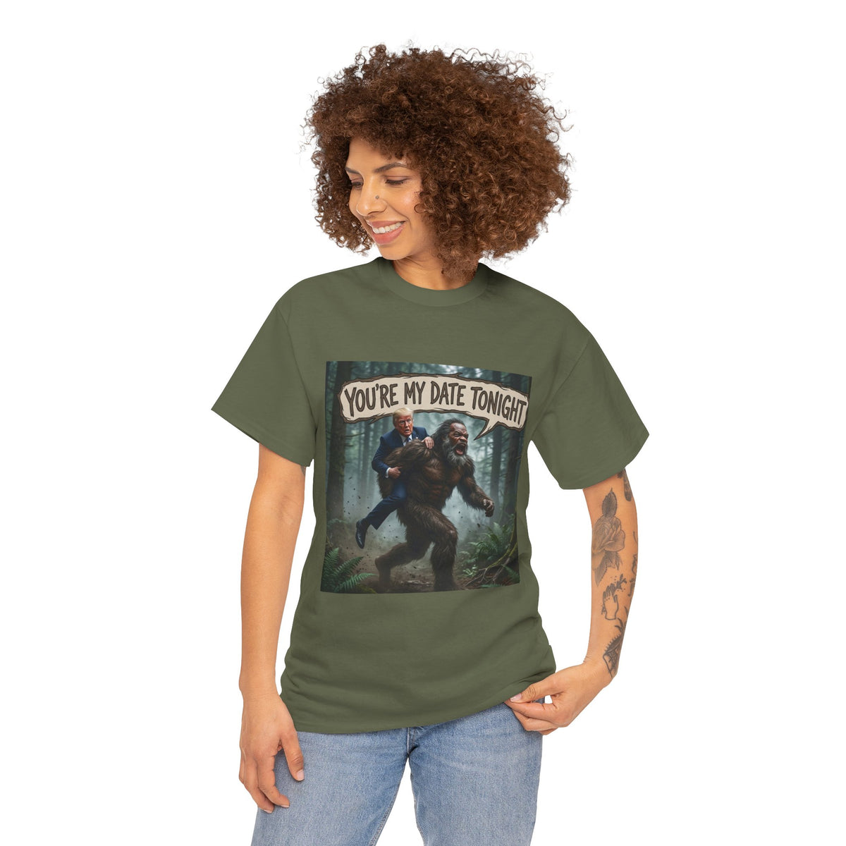 You're My Date Tonight Bigfoot Tee — Funny Sasquatch Date Night Shirt