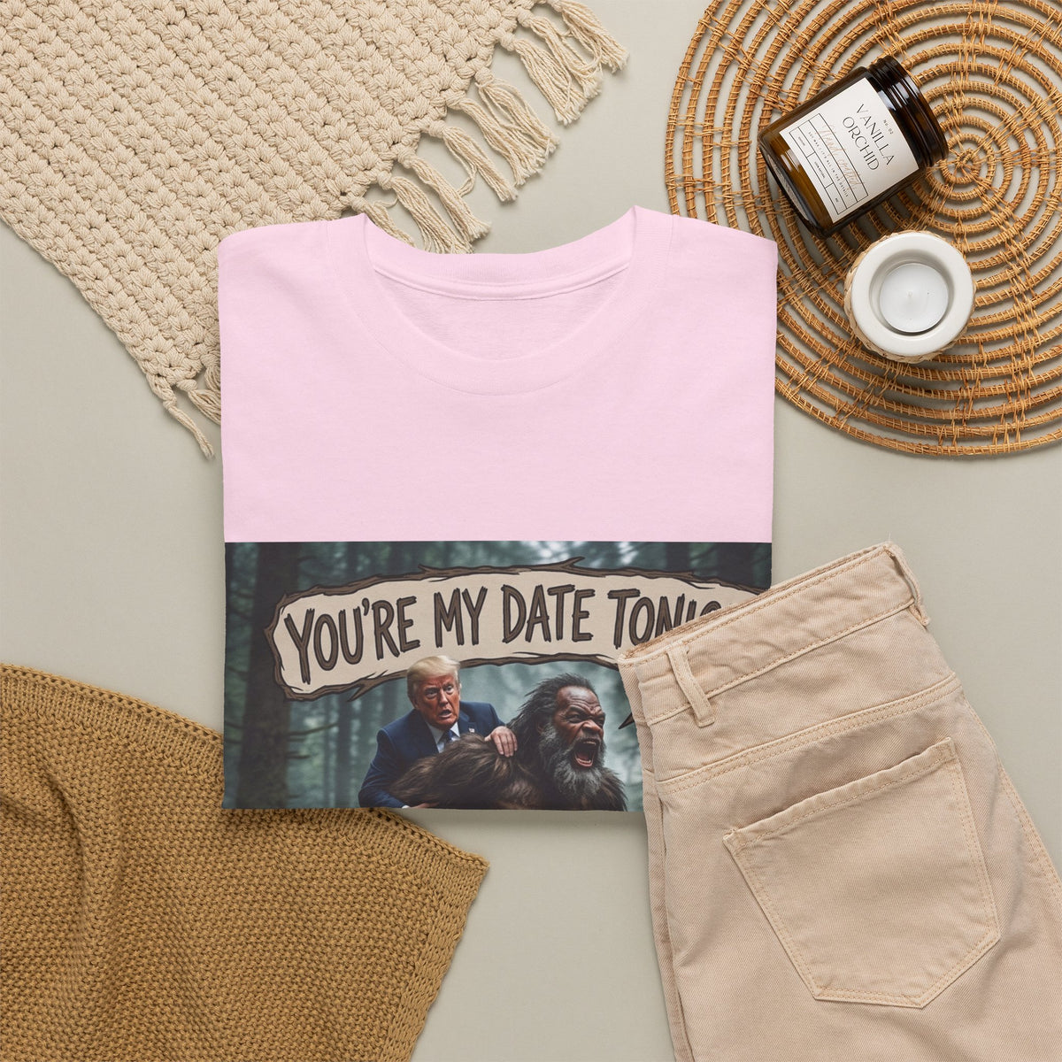 You're My Date Tonight Bigfoot Tee — Funny Sasquatch Date Night Shirt