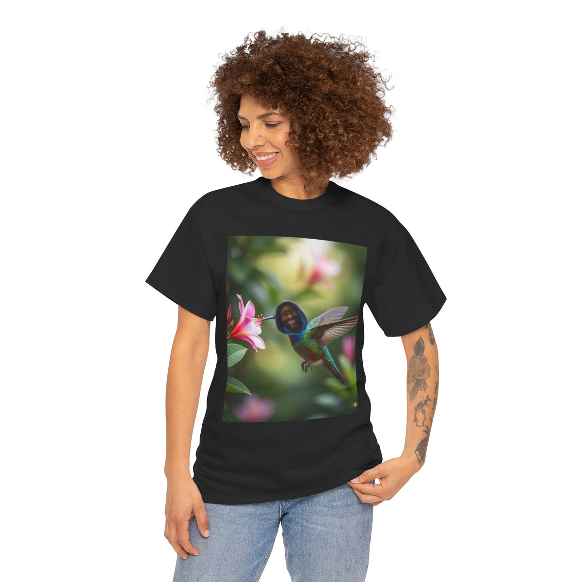Hummingbird Man Garden Tee