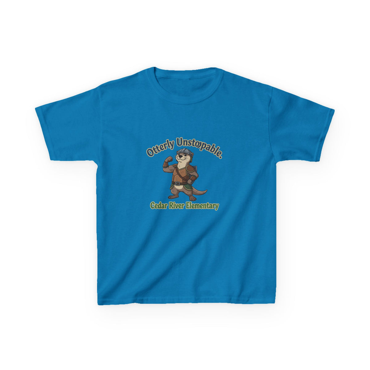 Kids T‑Shirt - "Otterly Unstoppable" School Spirit Tee (Cedar River Elementary)