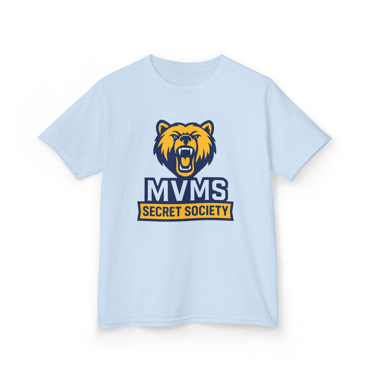 Kids Tee — MVMS Secret Society Bear Logo