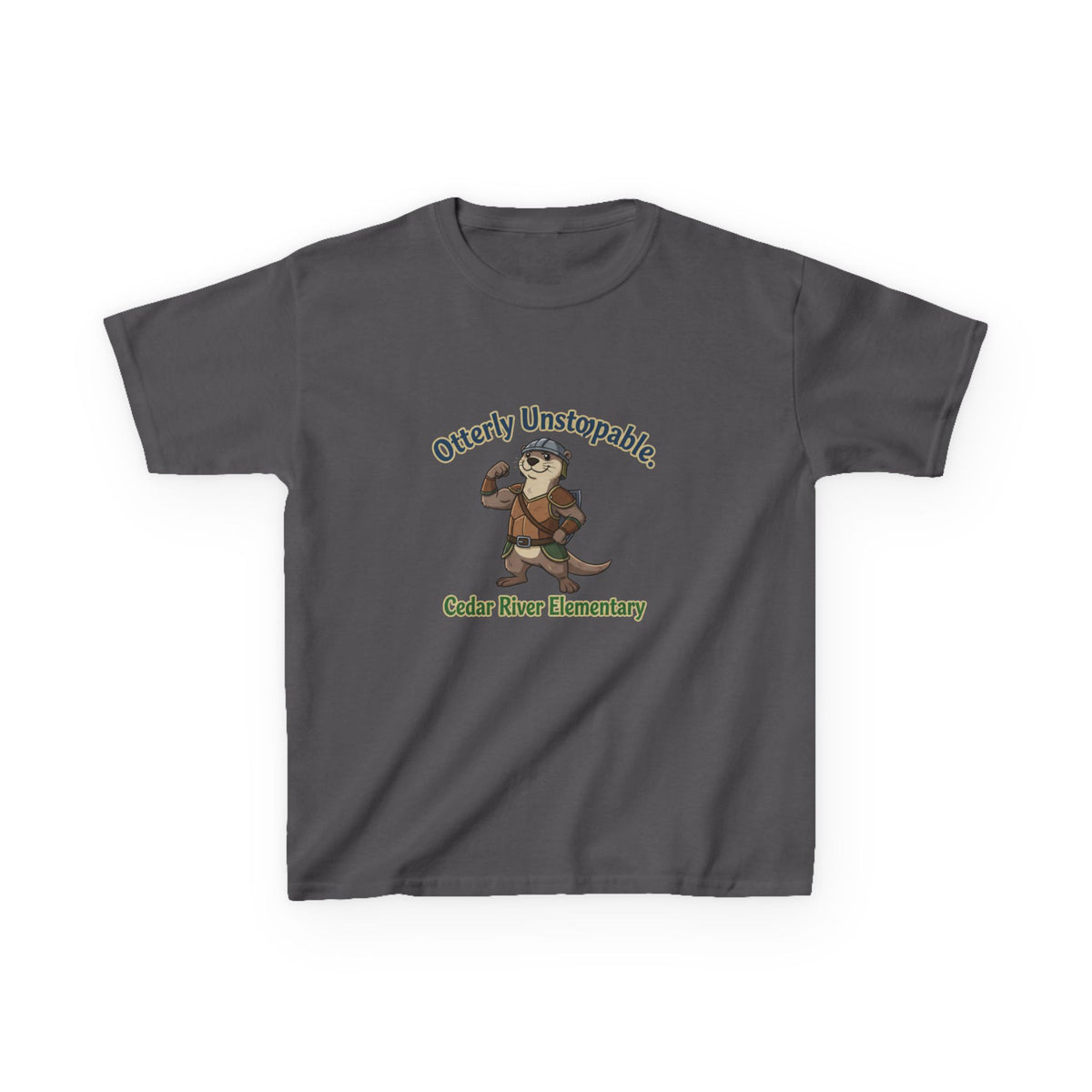 Kids T‑Shirt - "Otterly Unstoppable" School Spirit Tee (Cedar River Elementary)