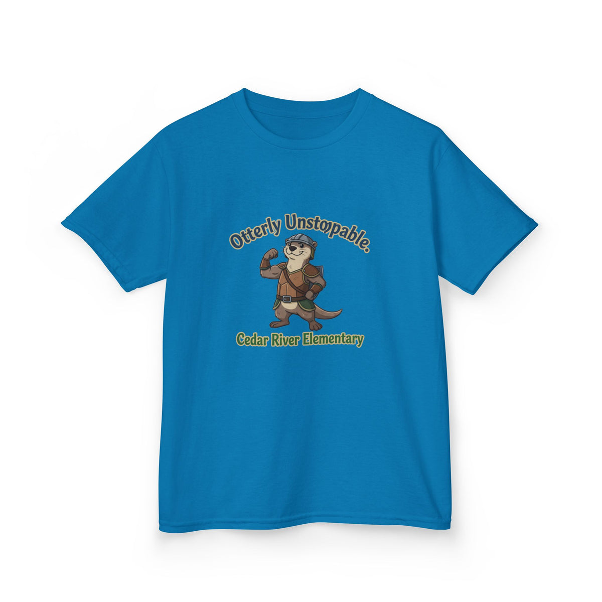 Kids T‑Shirt - "Otterly Unstoppable" School Spirit Tee (Cedar River Elementary)