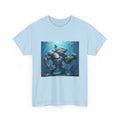 Shark Warrior Tee — Muscled Shark Underwater Graphic T-Shirt