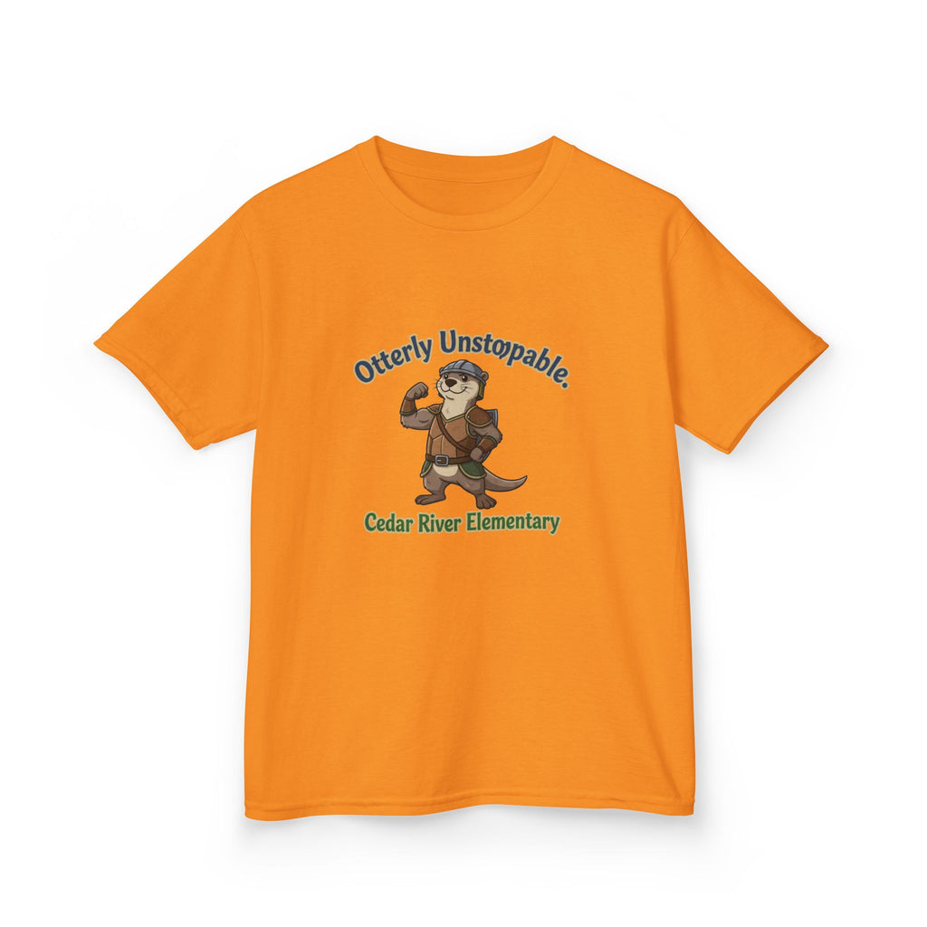 Kids T‑Shirt - "Otterly Unstoppable" School Spirit Tee (Cedar River Elementary)