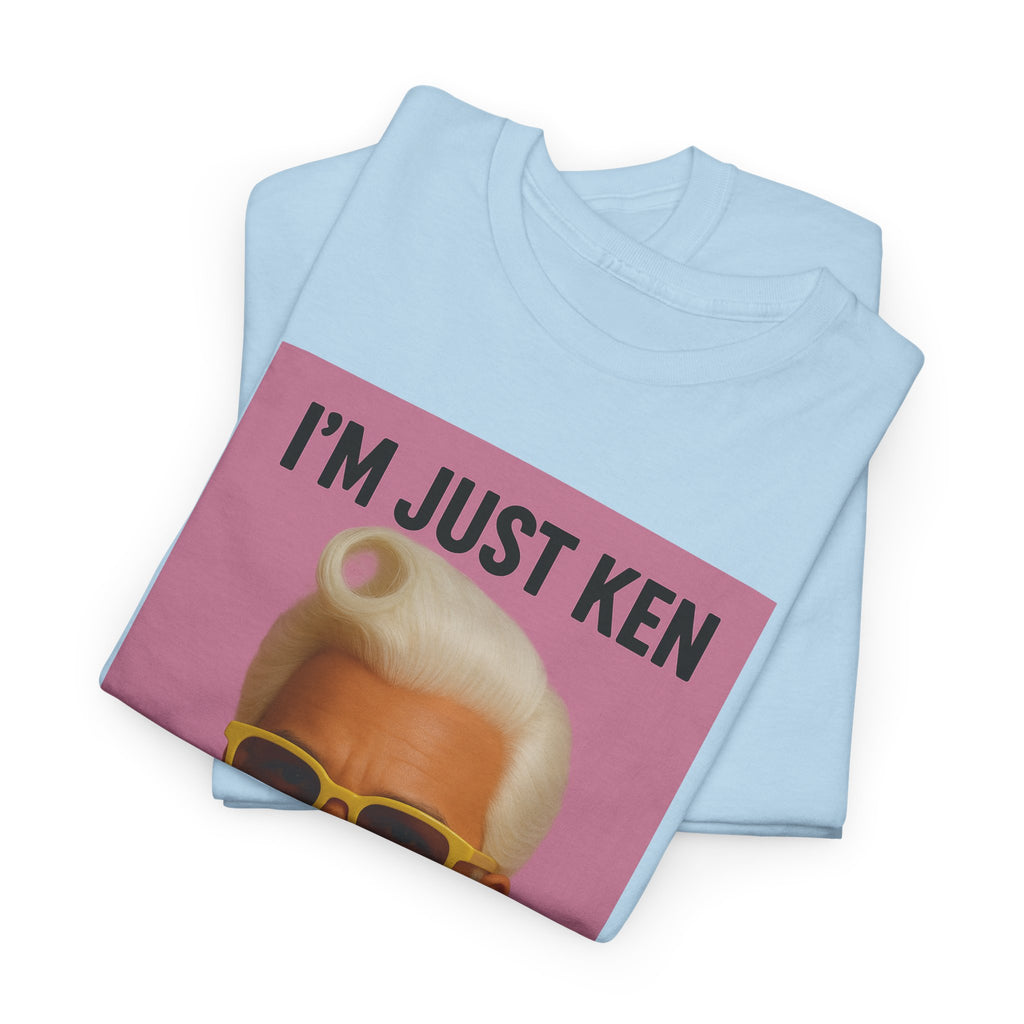 I’m Just Ken Graphic Tee – Retro Barbie-Inspired Pop Art T-Shirt