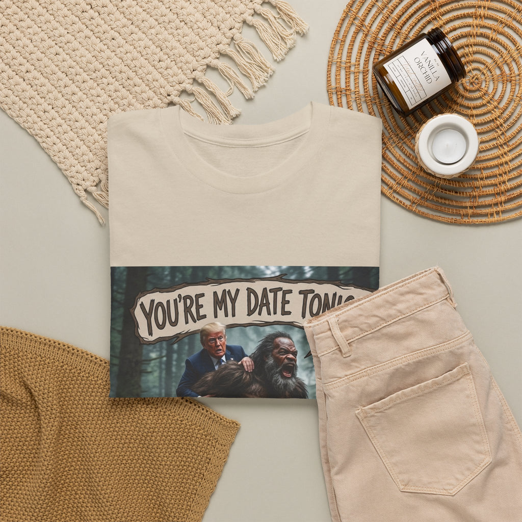 You're My Date Tonight Bigfoot Tee — Funny Sasquatch Date Night Shirt