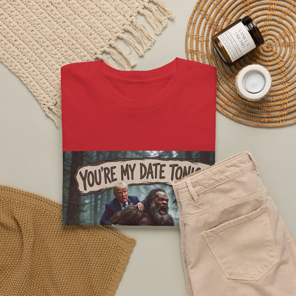 You're My Date Tonight Bigfoot Tee — Funny Sasquatch Date Night Shirt