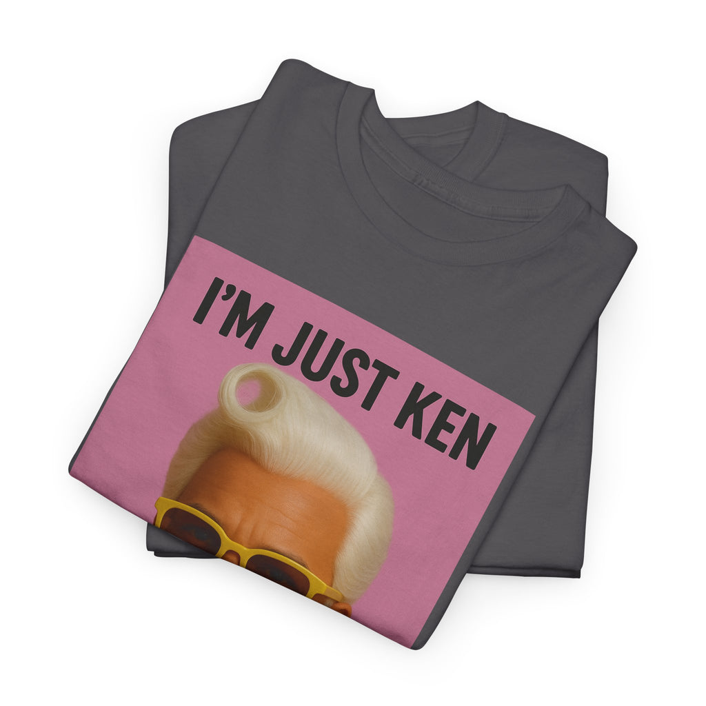 I’m Just Ken Graphic Tee – Retro Barbie-Inspired Pop Art T-Shirt