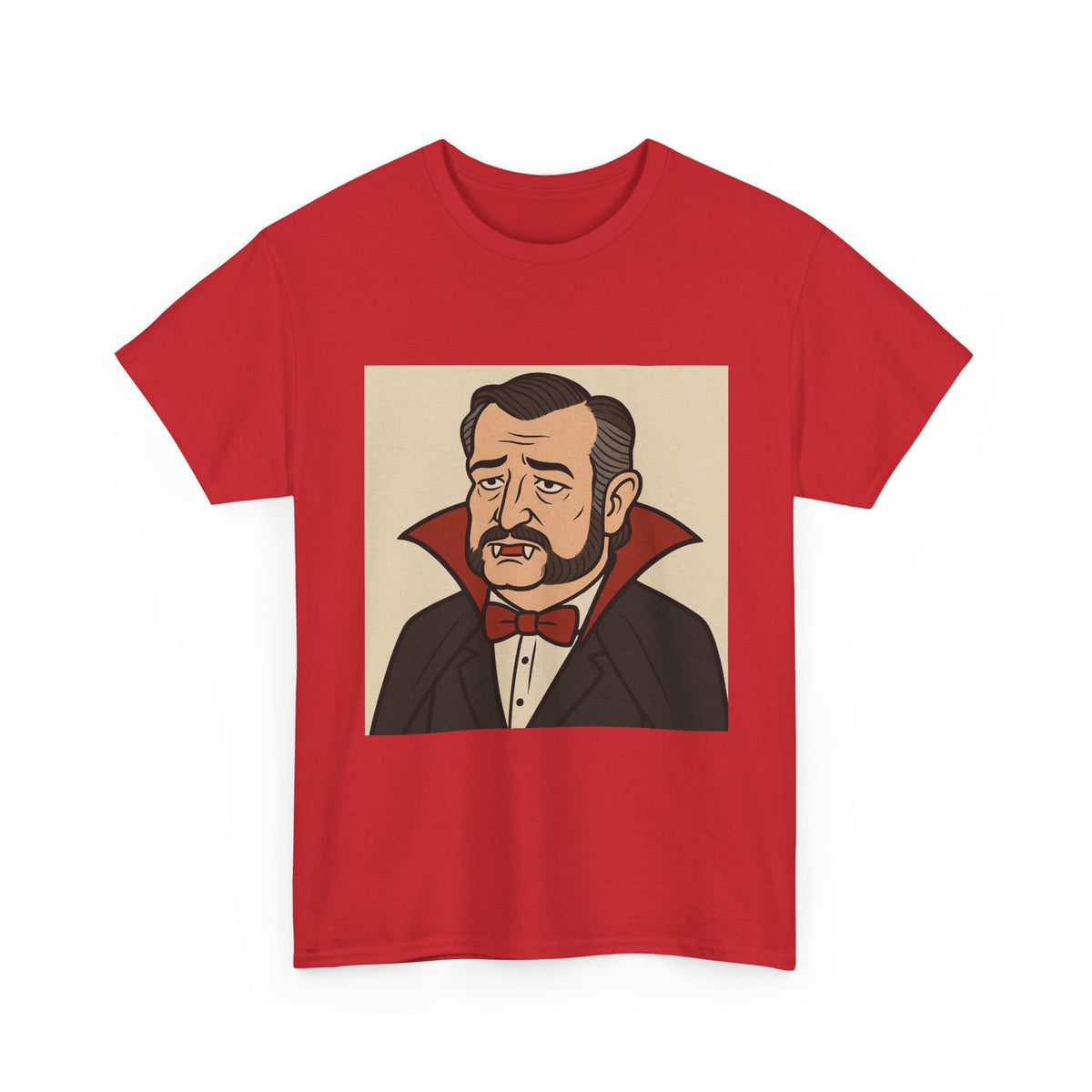 Ted Cruz Count Chocolate T-Shirt — Retro Vampire Graphic Tee