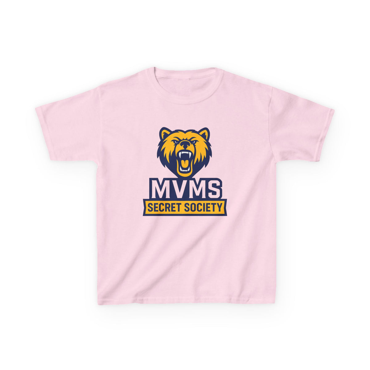 Kids Tee — MVMS Secret Society Bear Logo