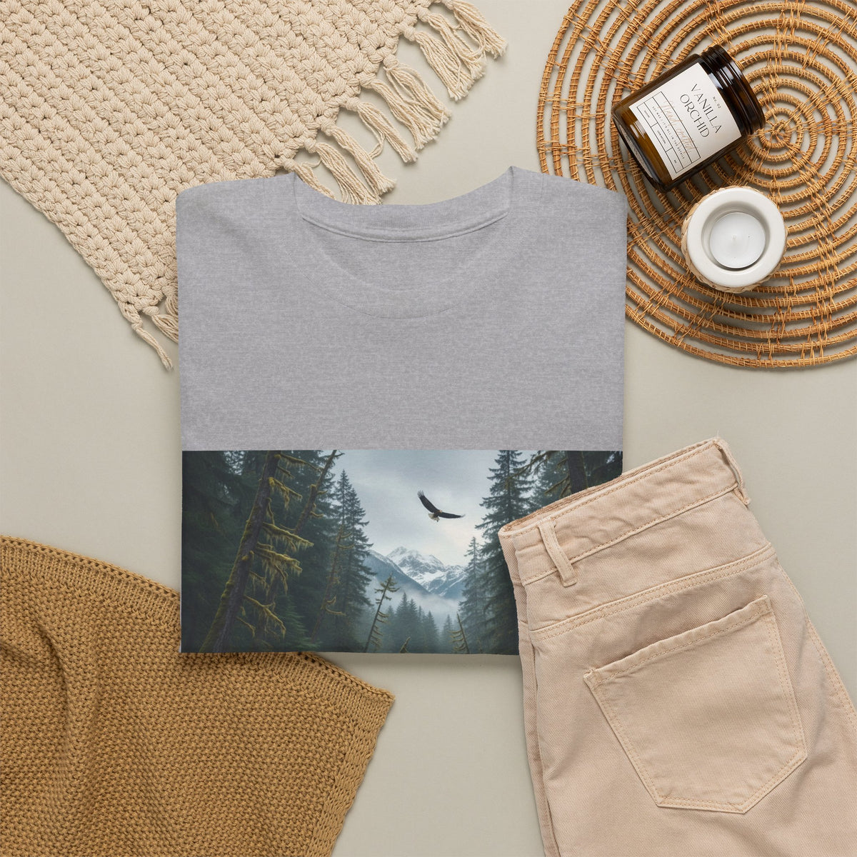 PNW Santa Kayak Tee — Outdoor Christmas Adventure T-Shirt
