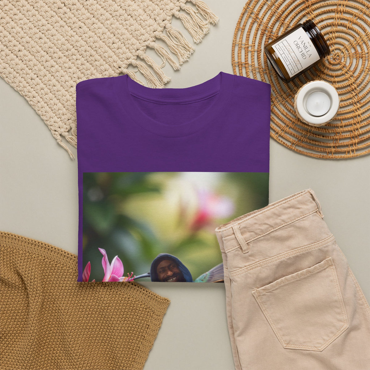 Hummingbird Man Garden Tee