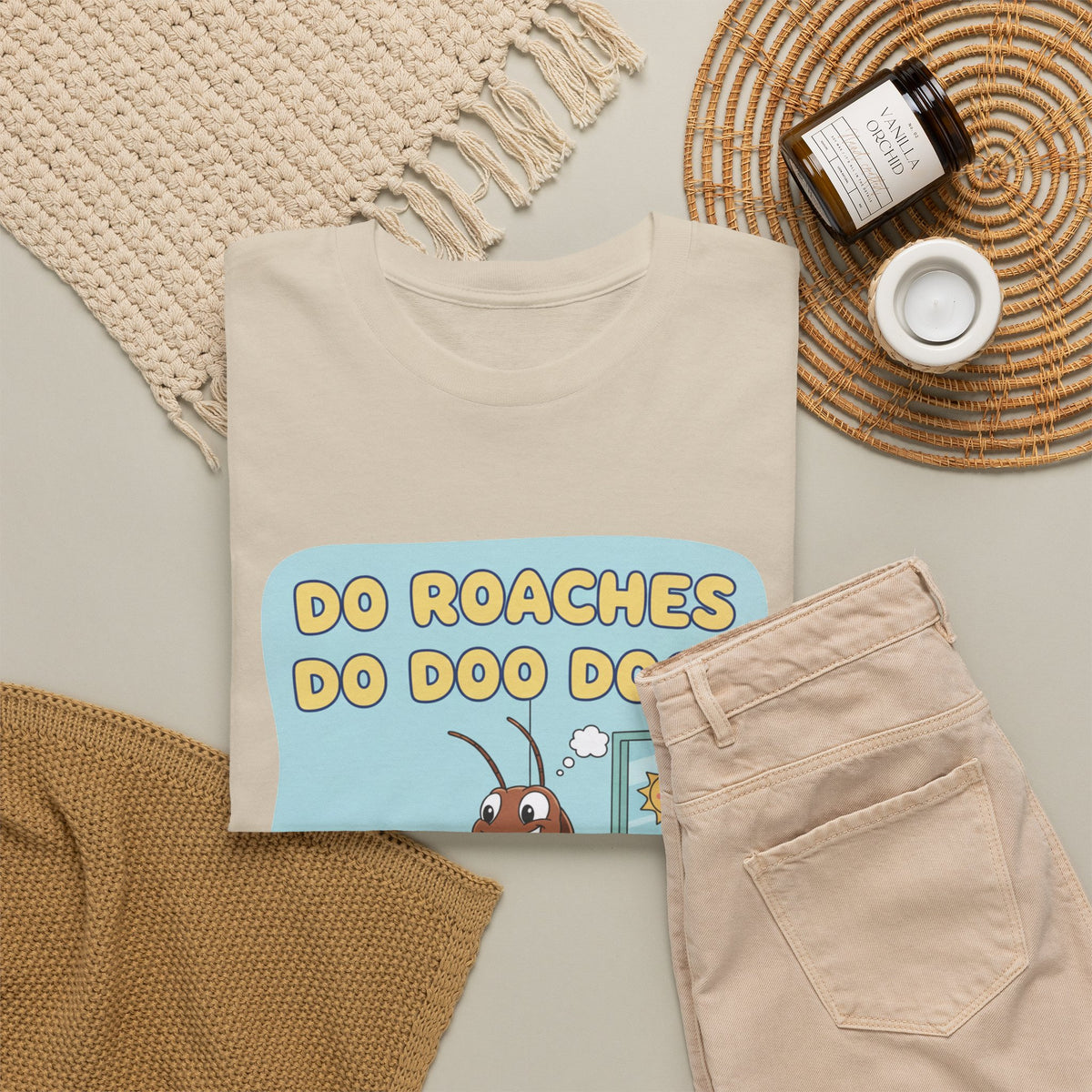 Do Roaches Do Doo Doo? Toilet Humor T-Shirt