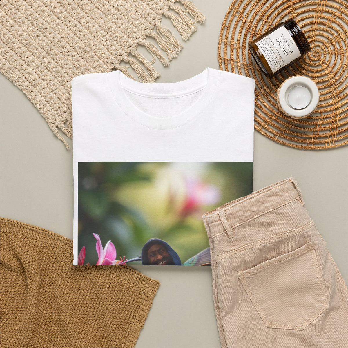 Hummingbird Man Garden Tee
