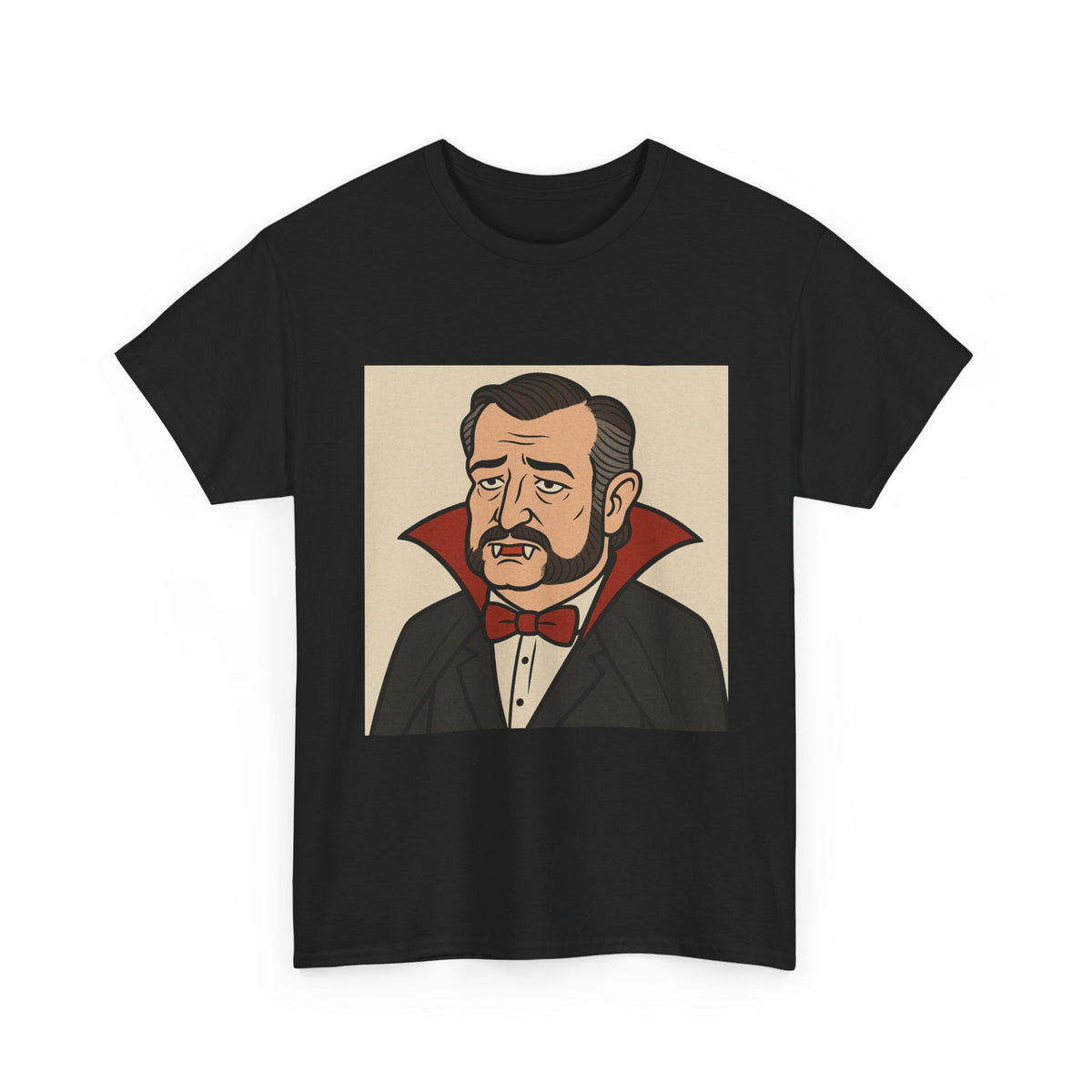Ted Cruz Count Chocolate T-Shirt — Retro Vampire Graphic Tee